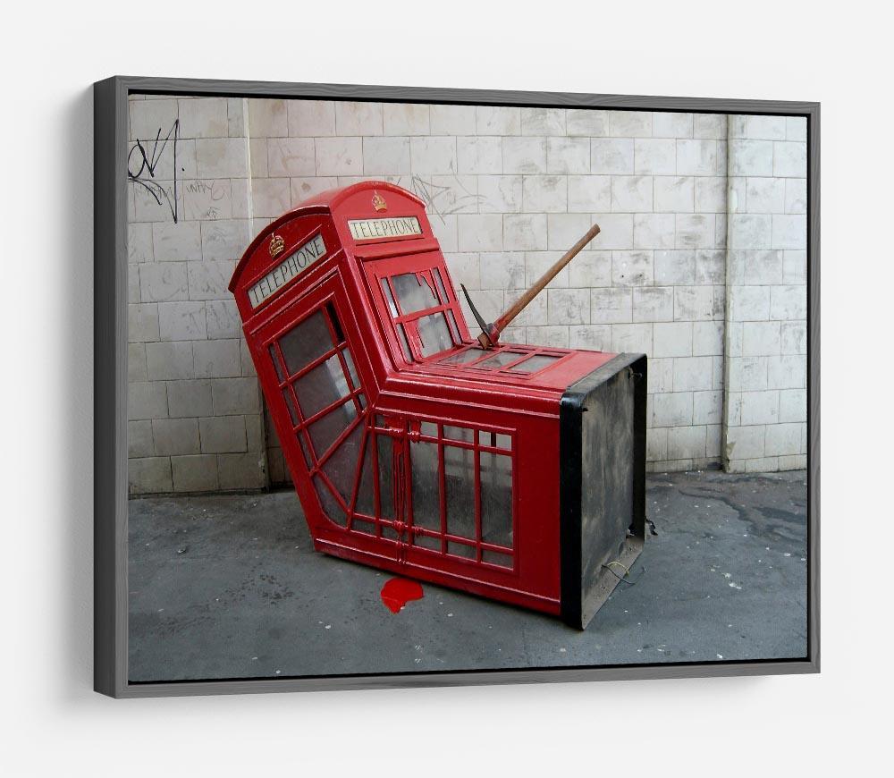 Banksy Death Of A Phone Booth HD Metal Print