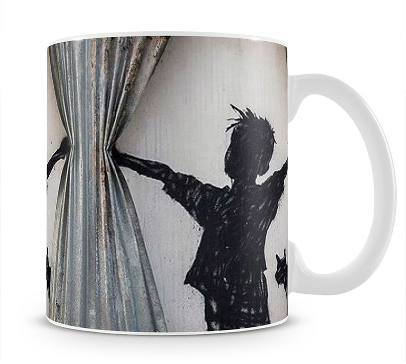 Banksy Derelict Farmhouse Mug - Canvas Art Rocks - 1