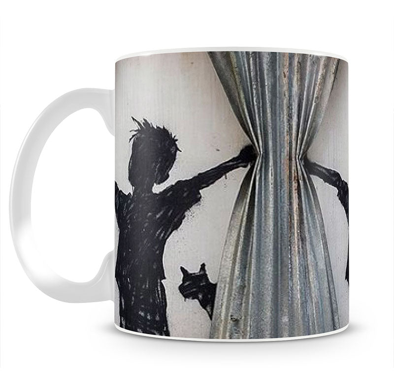 Banksy Derelict Farmhouse Mug - Canvas Art Rocks - 1