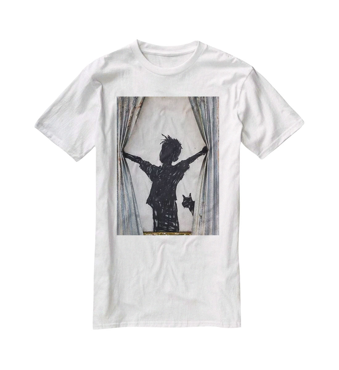 Banksy Derelict Farmhouse T-Shirt - Canvas Art Rocks - 5