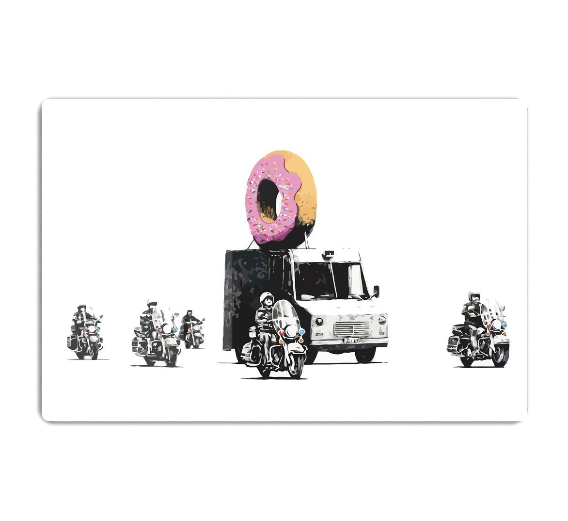 Banksy Doughnut Police Escort HD Metal Print