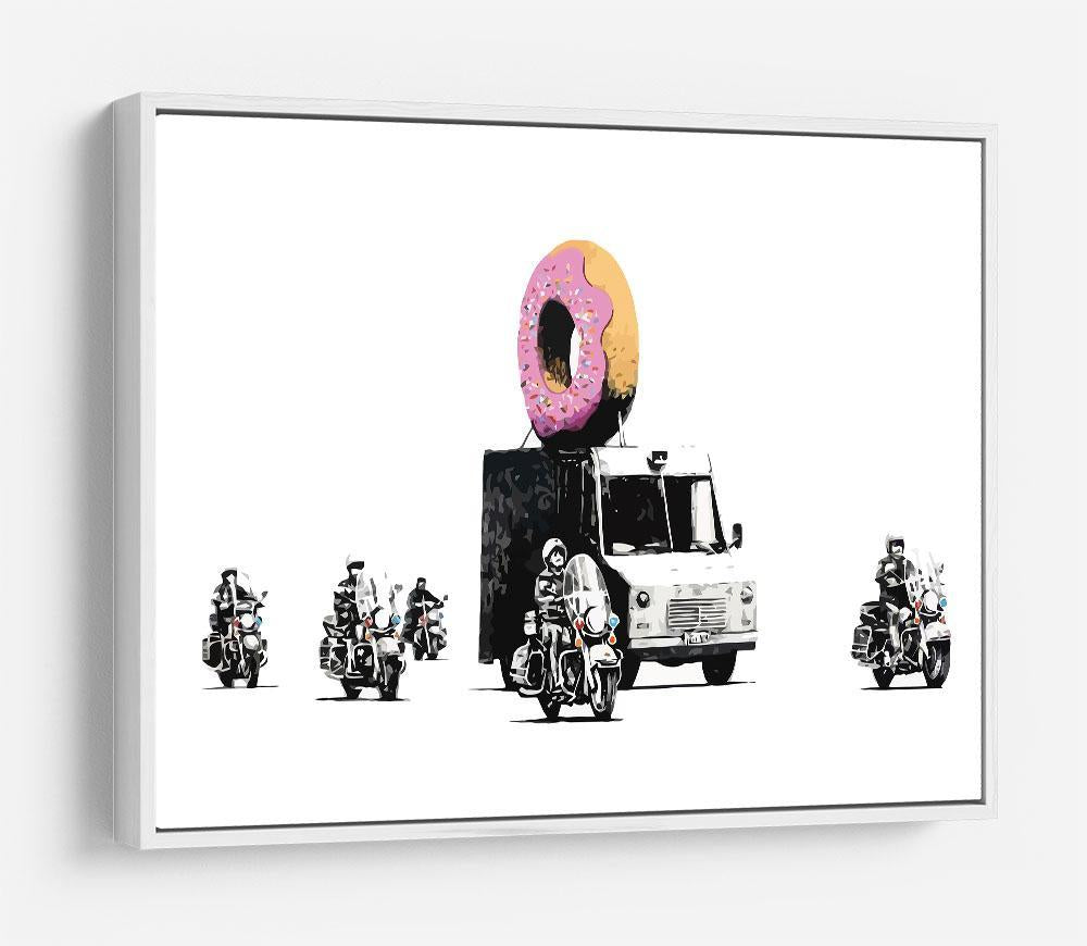 Banksy Doughnut Police Escort HD Metal Print