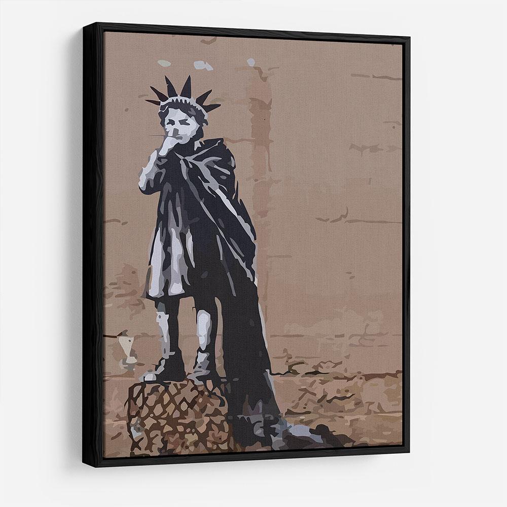 Banksy Empire State Kid HD Metal Print