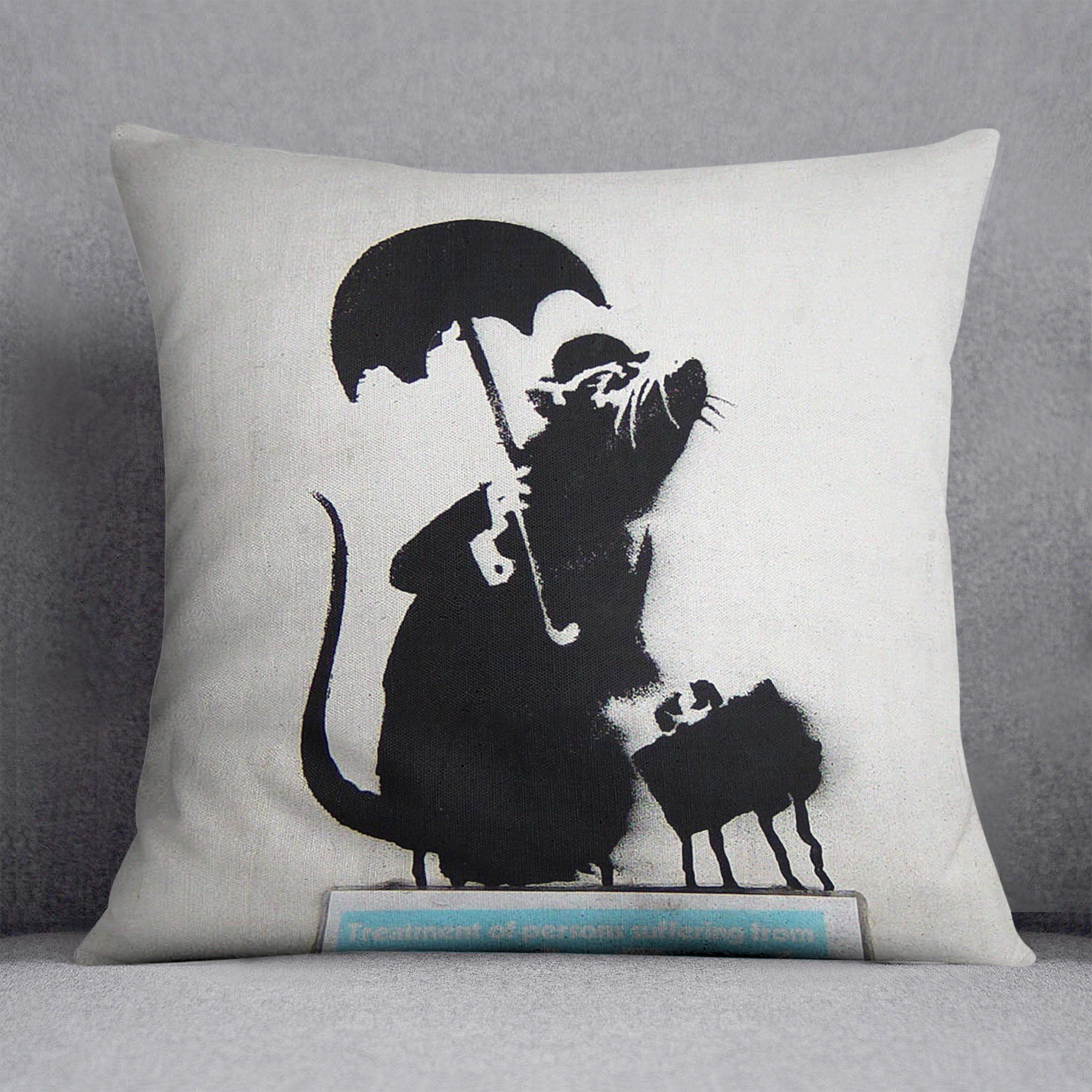 Banksy English Rat Cushion