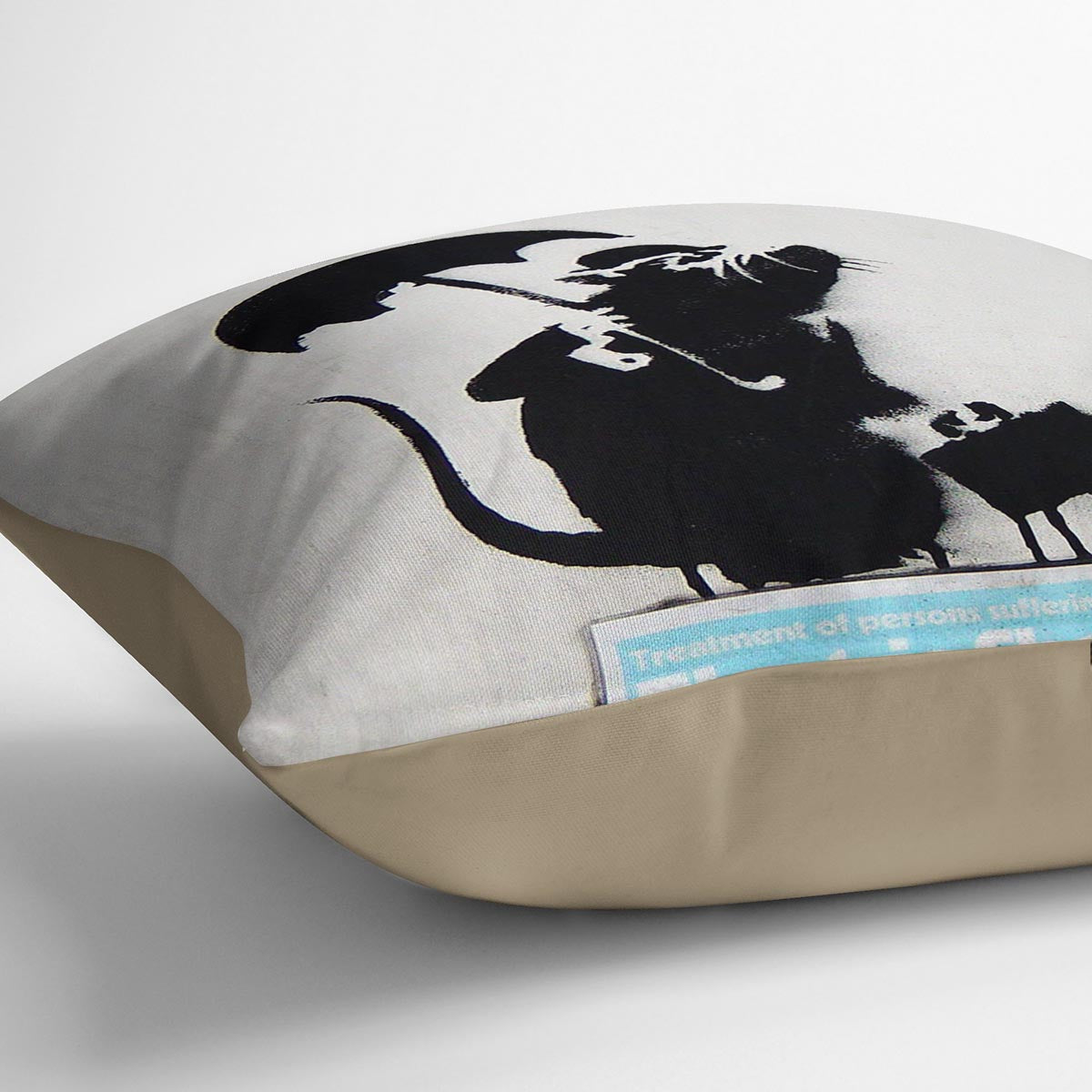 Banksy English Rat Cushion