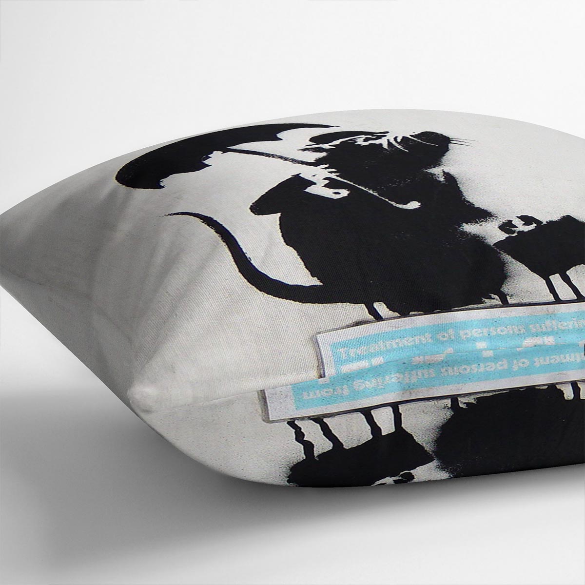 Banksy English Rat Cushion