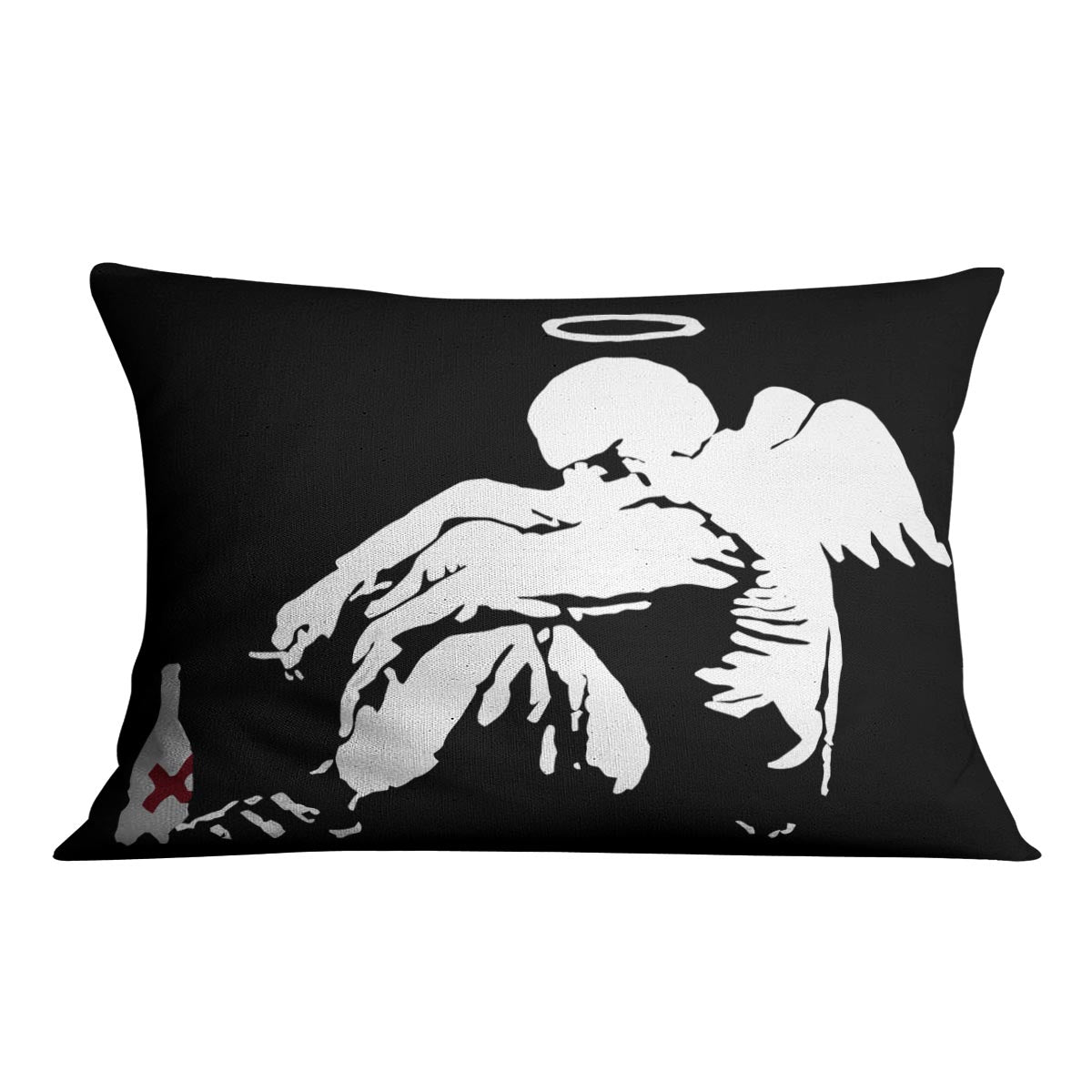 Banksy Fallen Angel Cushion