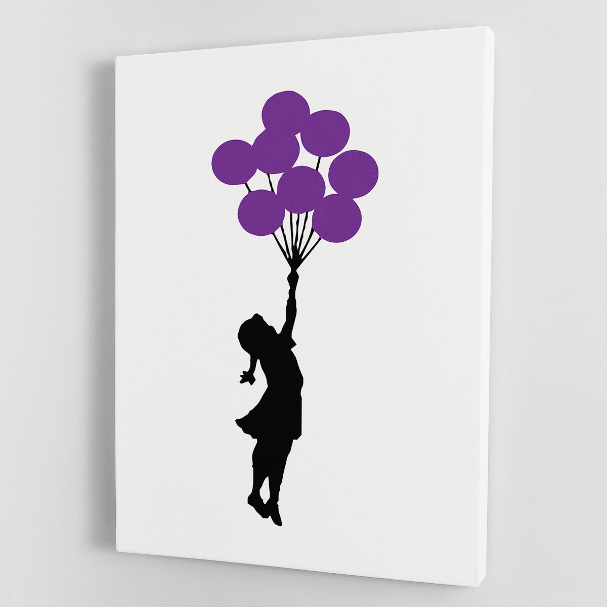 Banksy Flying Balloon Girl Canvas Print or Poster