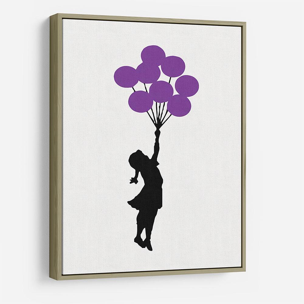 Banksy Flying Balloon Girl HD Metal Print