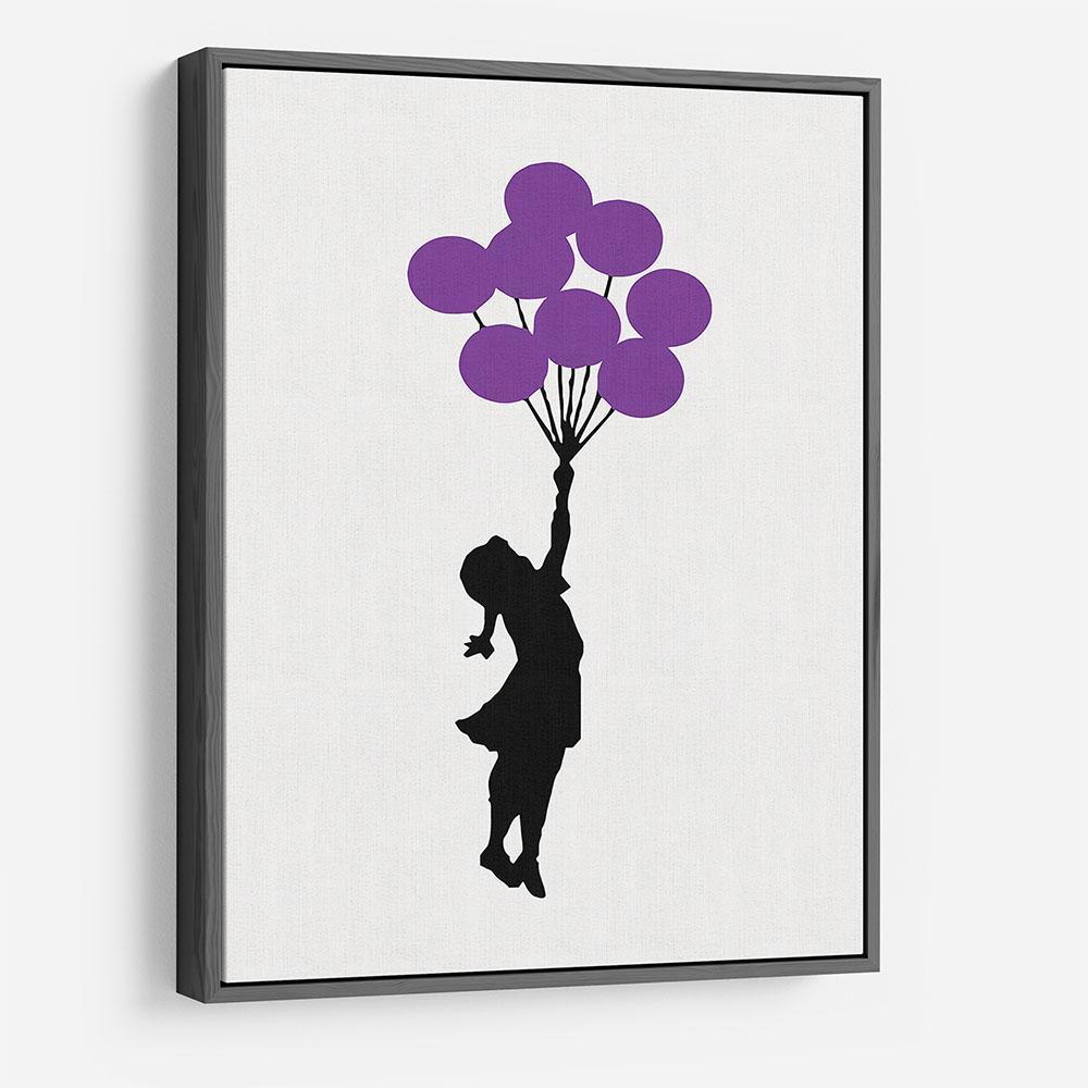Banksy Flying Balloon Girl HD Metal Print