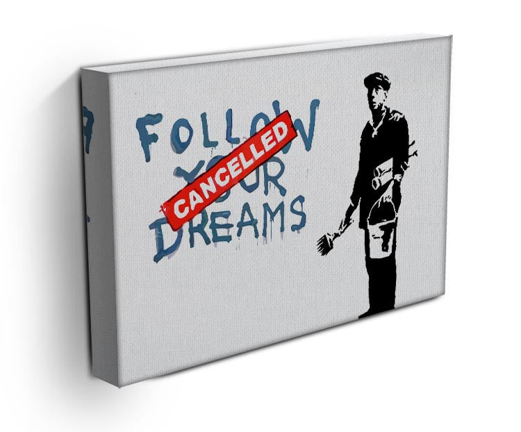 Banksy Follow Your Dreams - Cancelled Print - Canvas Art Rocks - 3