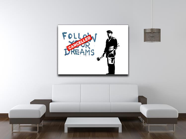 Banksy Follow Your Dreams - Cancelled Print - Canvas Art Rocks - 4