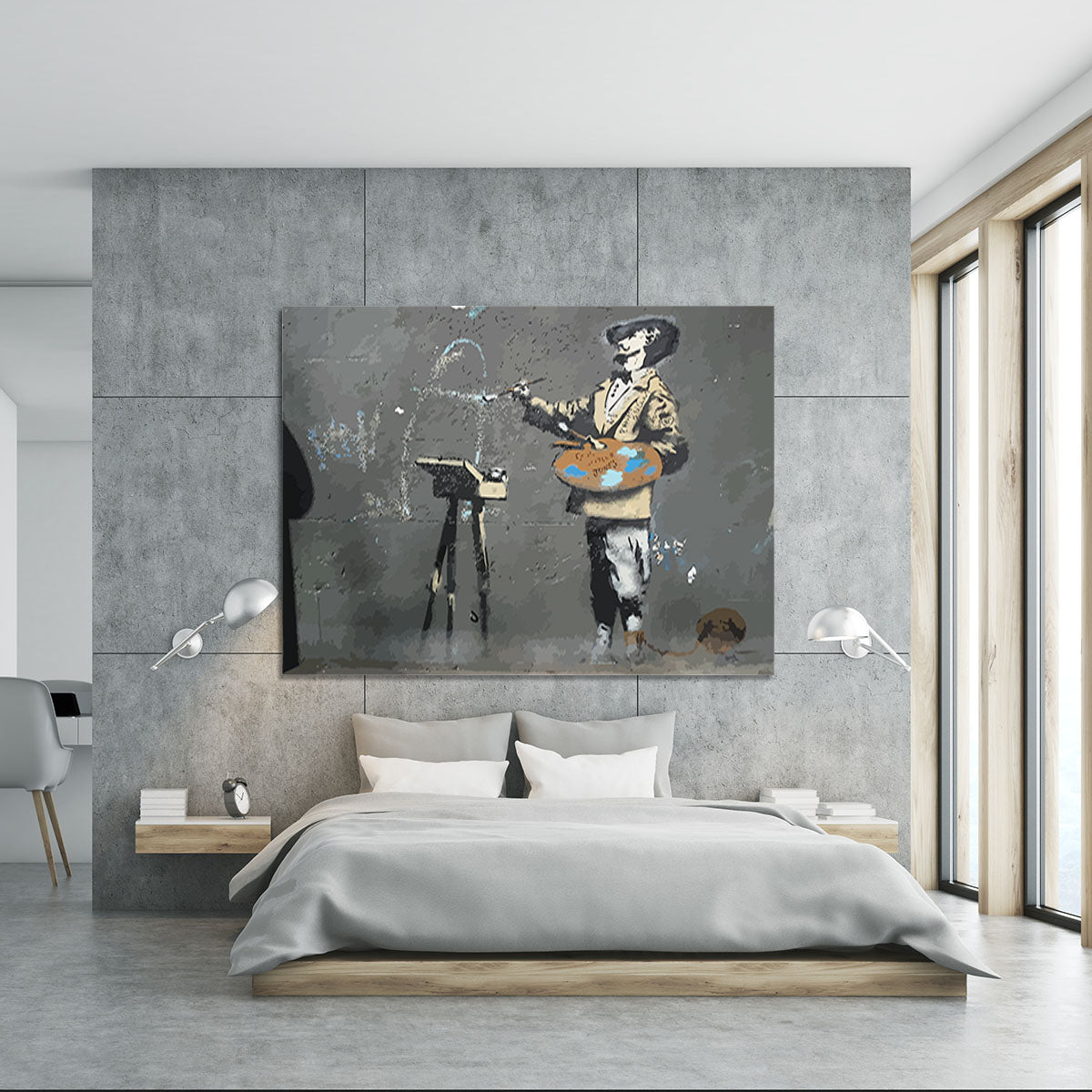 Banksy French Painter Canvas Print or Poster - Canvas Art Rocks - 5