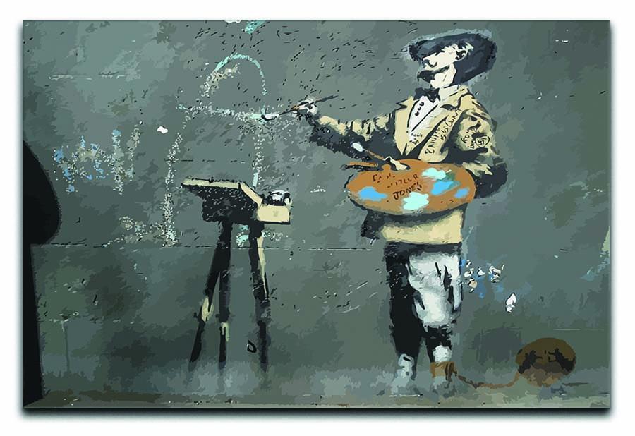 Banksy French Painter Canvas Print or Poster  - Canvas Art Rocks - 1