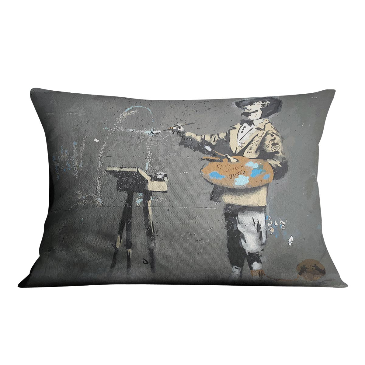 Banksy French Painter Cushion