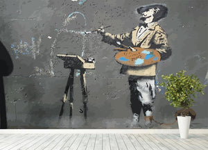 Banksy French Painter Wall Mural Wallpaper - Canvas Art Rocks - 4