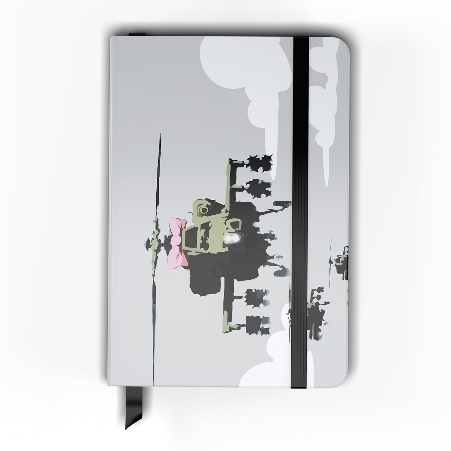 Banksy Friendly Helicopters Notebook