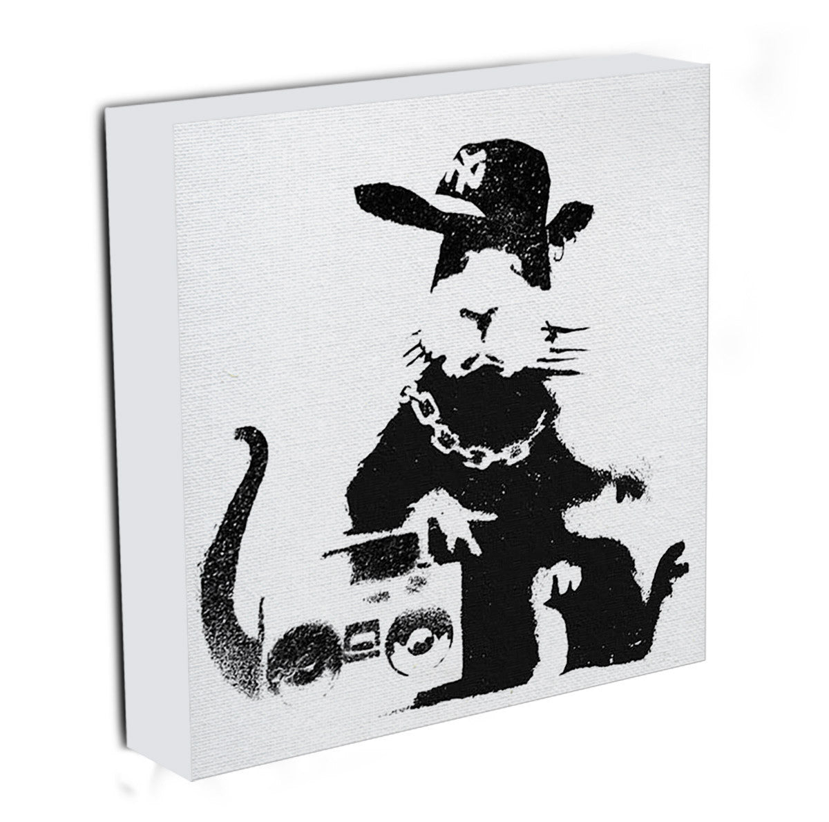 Banksy Gangster Rat Canvas Print & Poster - US Canvas Art Rocks