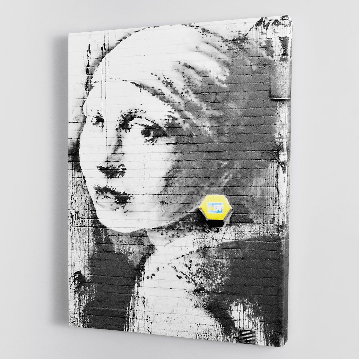 Banksy Girl With a Pierced Eardrum Canvas Print or Poster