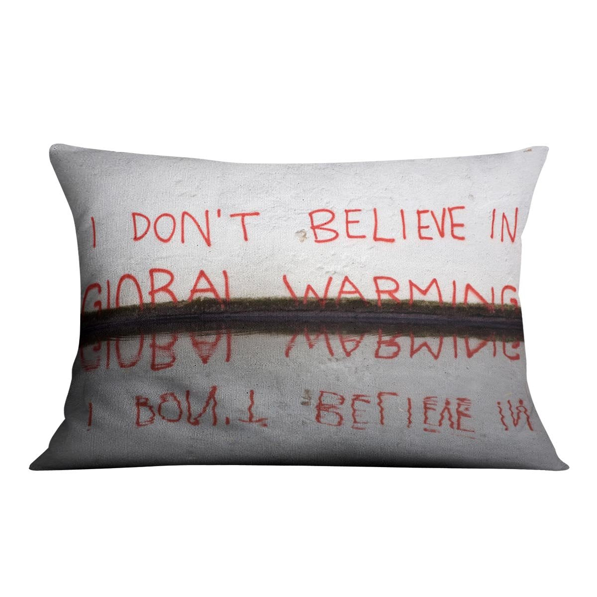 Banksy Global Warming Cushion