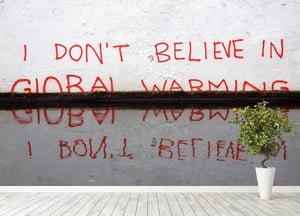 Banksy Global Warming Wall Mural Wallpaper - Canvas Art Rocks - 4