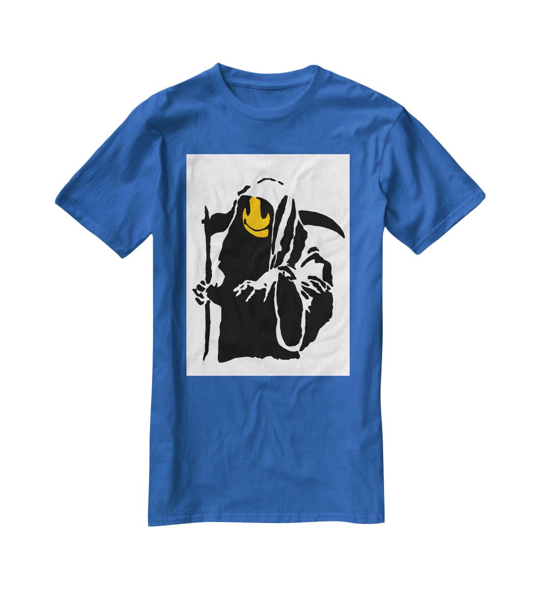 Banksy Grim Reaper T-Shirt - Canvas Art Rocks - 2