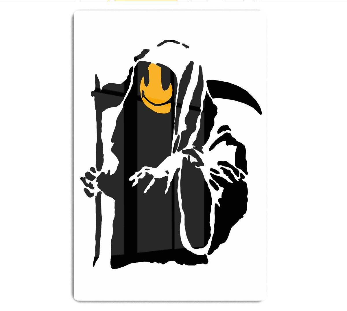 Banksy Grim Reaper HD Metal Print