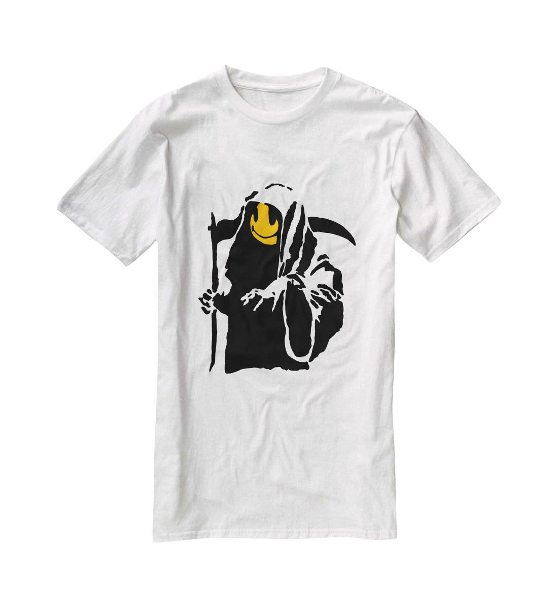 Banksy Grim Reaper T-Shirt - Canvas Art Rocks - 5