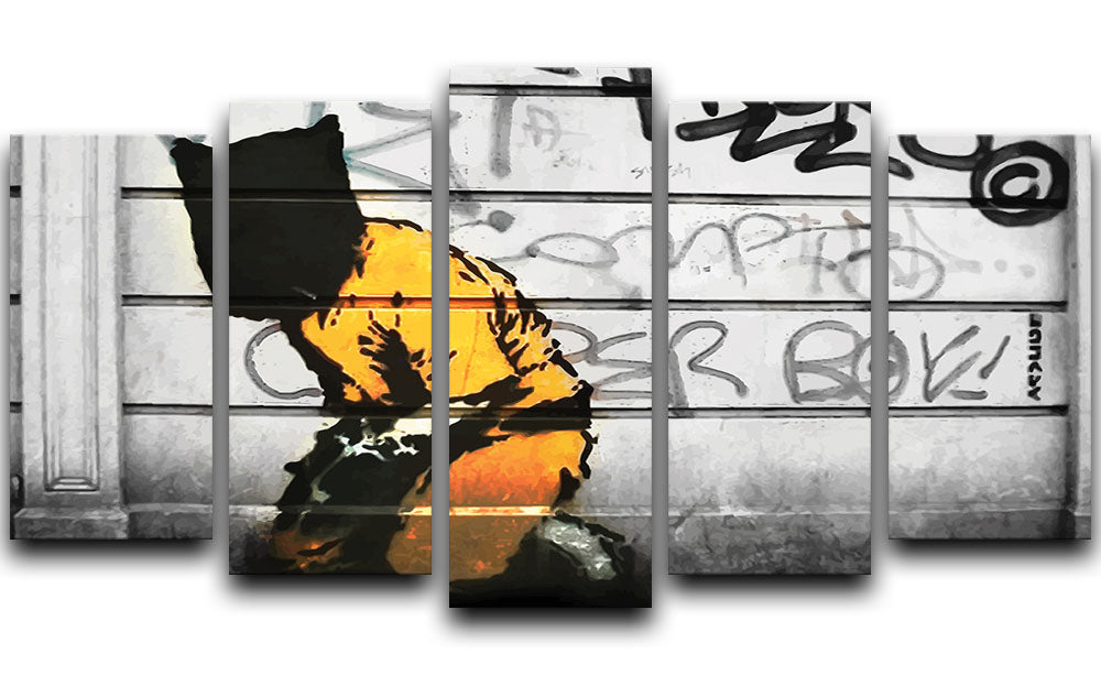 Banksy Guantanamo Bay Detainee 5 Split Panel Canvas - Canvas Art Rocks - 1