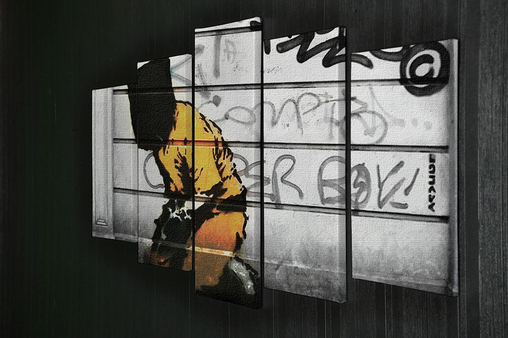 Banksy Guantanamo Bay Detainee 5 Split Panel Canvas - Canvas Art Rocks - 2