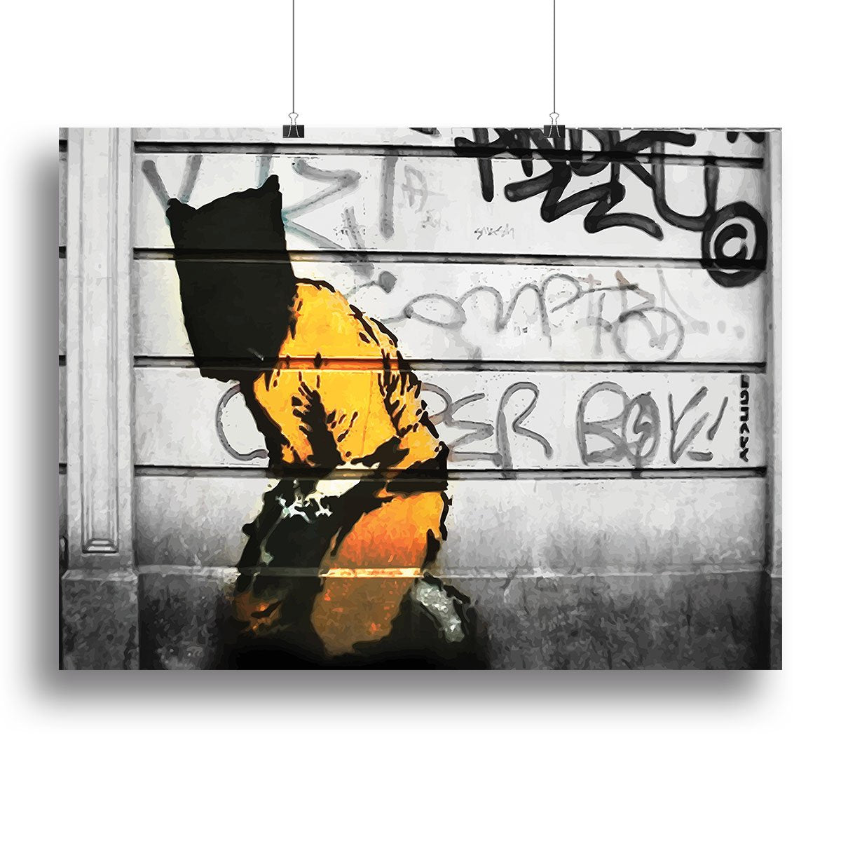 Banksy Guantanamo Bay Detainee Canvas Print or Poster