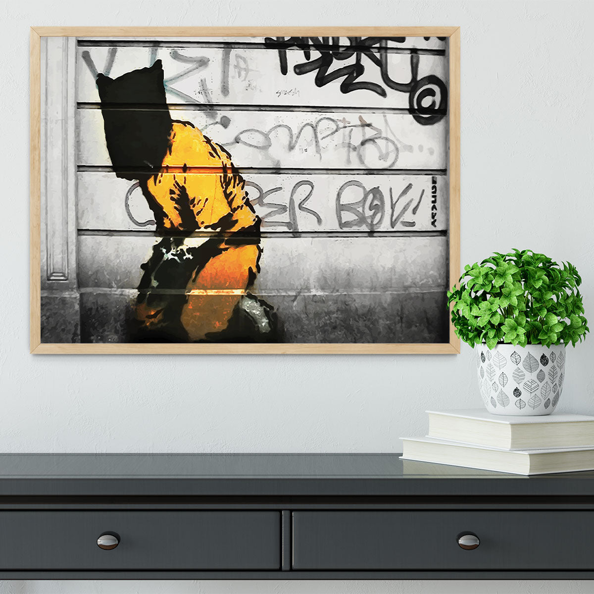 Banksy Guantanamo Bay Detainee Framed Print - Canvas Art Rocks - 4