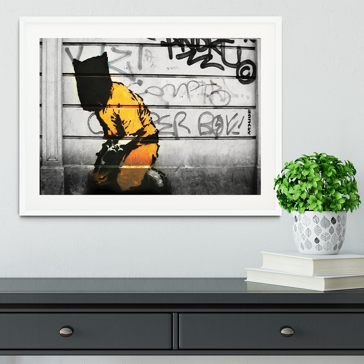 Banksy Guantanamo Bay Detainee Framed Print - Canvas Art Rocks - 5