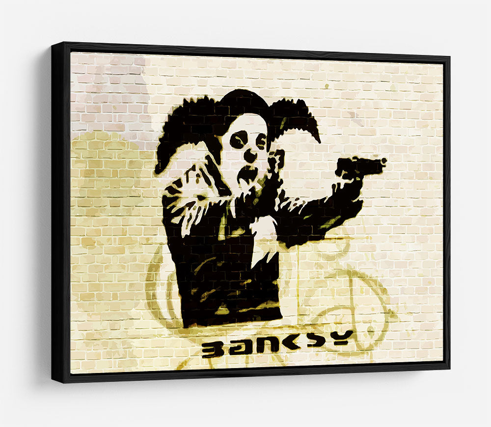 Banksy Gun Toting Clown Bristol HD Metal Print - Canvas Art Rocks - 6