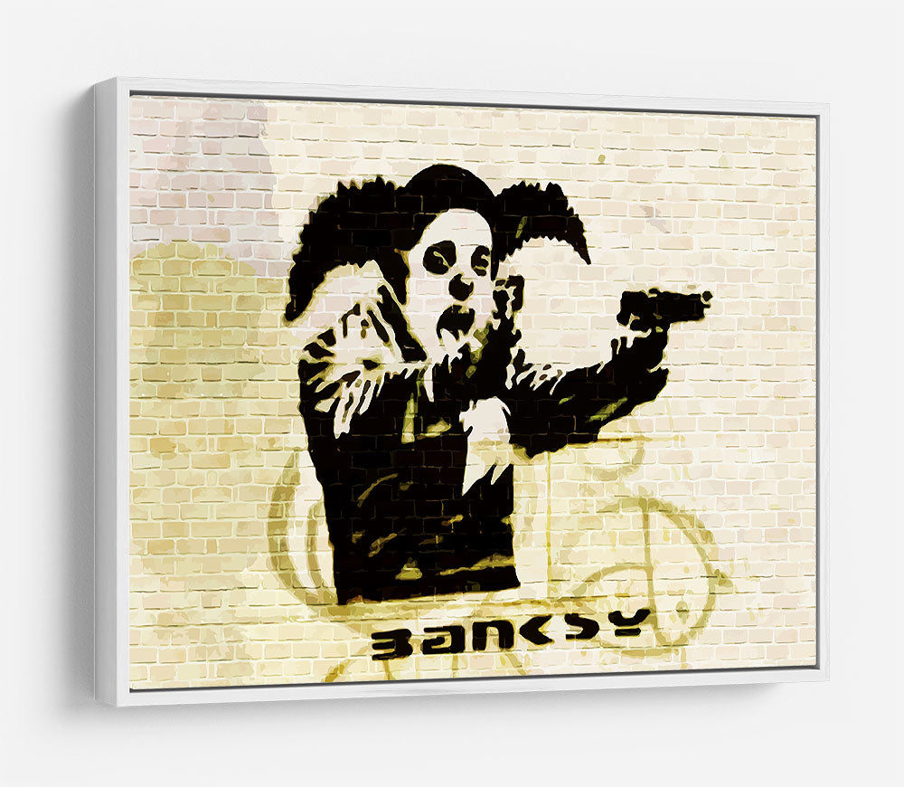 Banksy Gun Toting Clown Bristol HD Metal Print - Canvas Art Rocks - 7