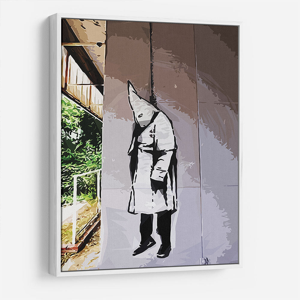 Banksy Hanging KKK HD Metal Print - Canvas Art Rocks - 7