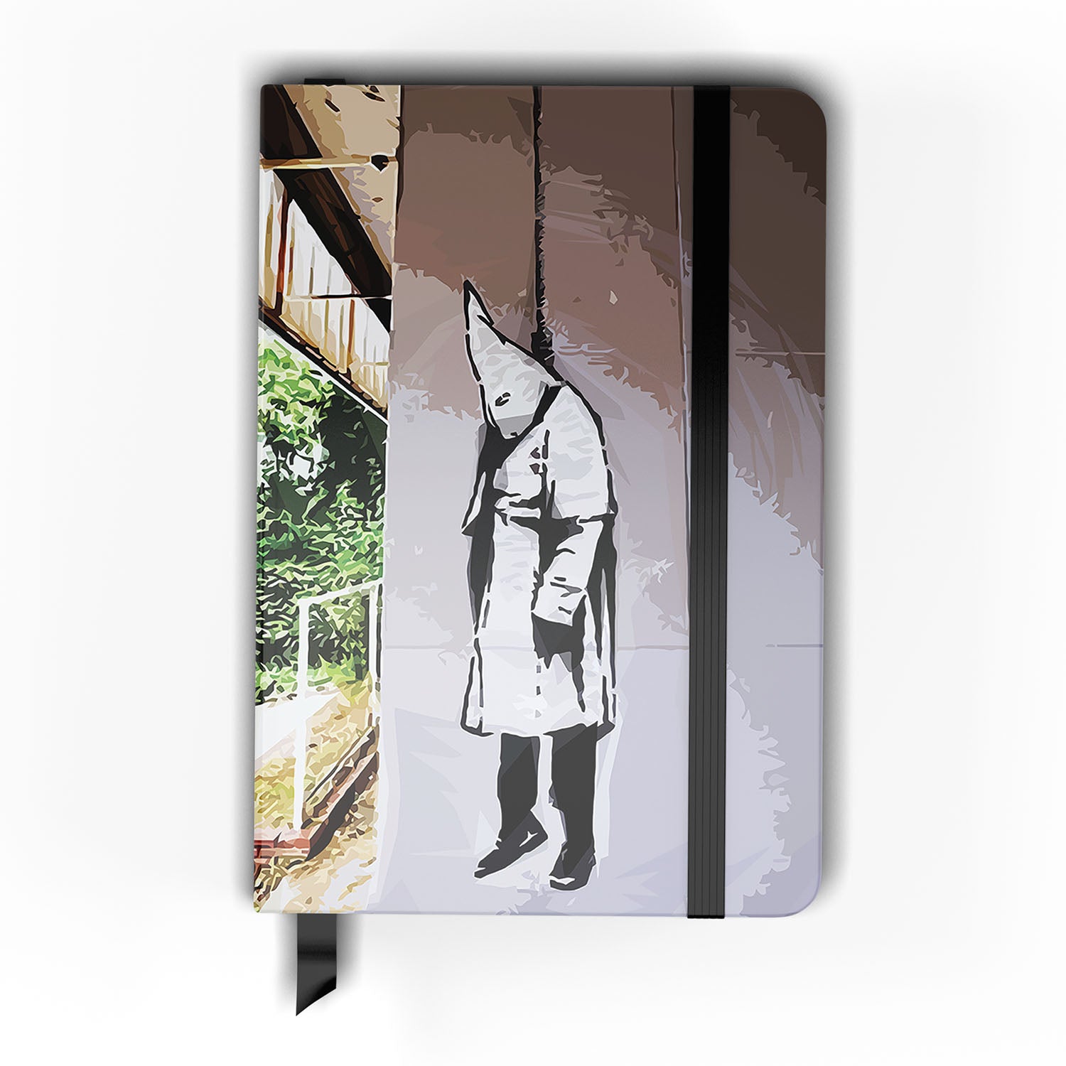 Banksy Hanging KKK 4 Split Panel Canvas - Canvas Art Rocks - 1