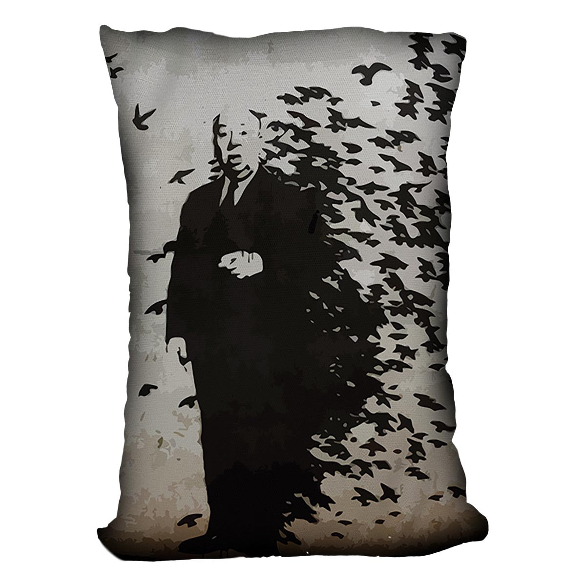 Banksy Hitchcock Birds Cushion