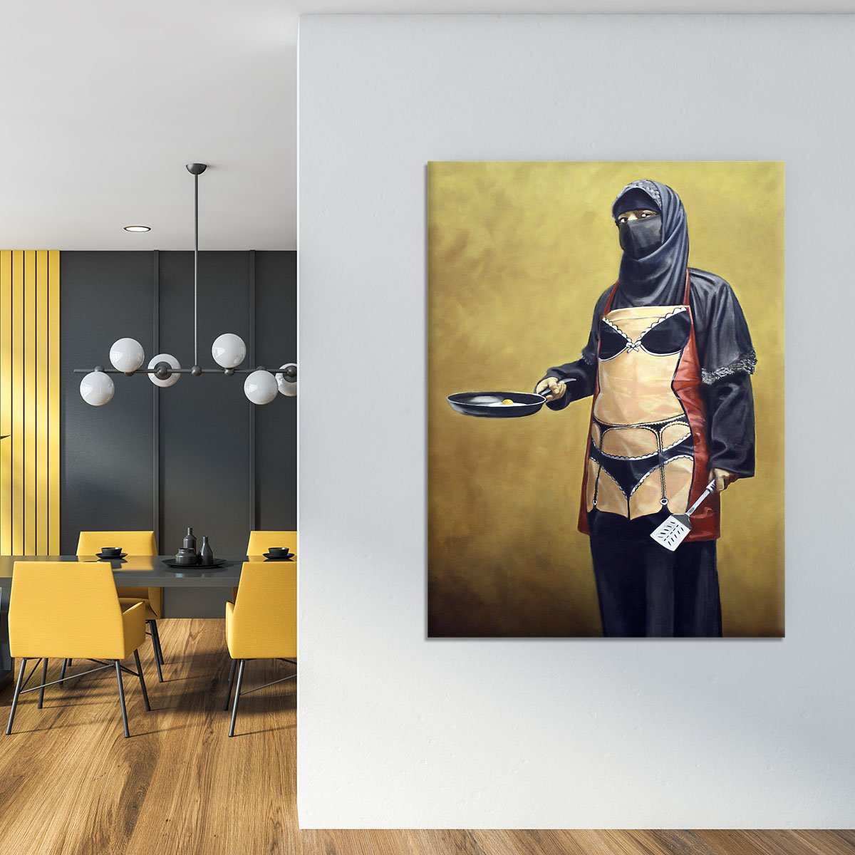 Banksy How Do You Like Your Eggs Canvas Print or Poster