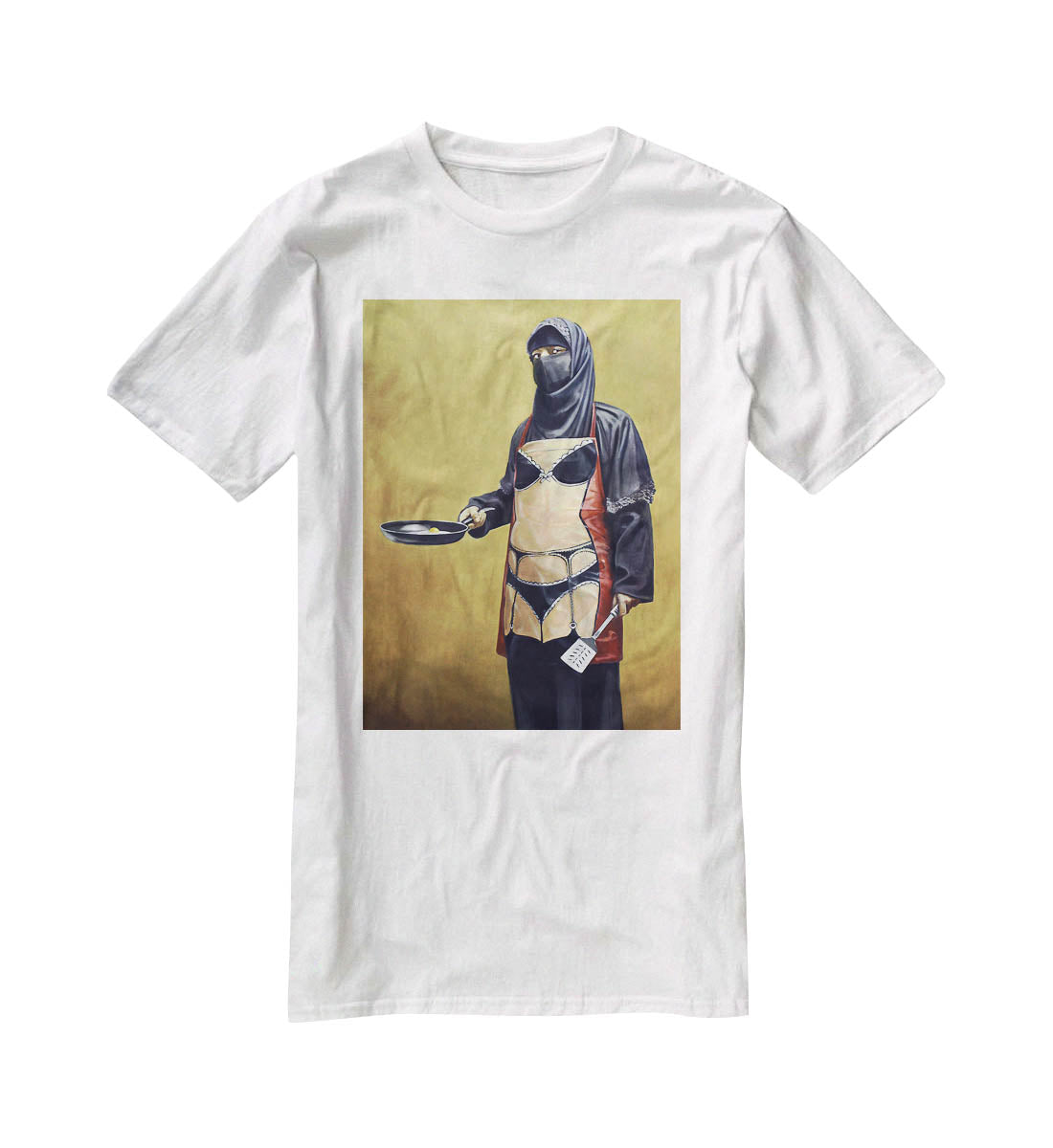 Banksy How Do You Like Your Eggs T-Shirt - Canvas Art Rocks - 5