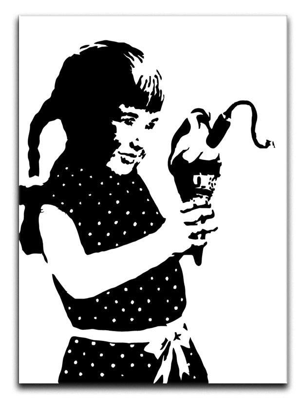 Banksy Ice Cream Bomb Canvas Print or Poster  - Canvas Art Rocks - 1