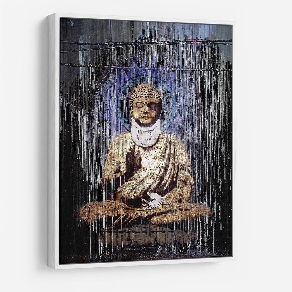 Banksy Injured Buddha HD Metal Print