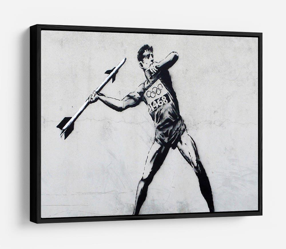 Banksy Javelin Thrower HD Metal Print