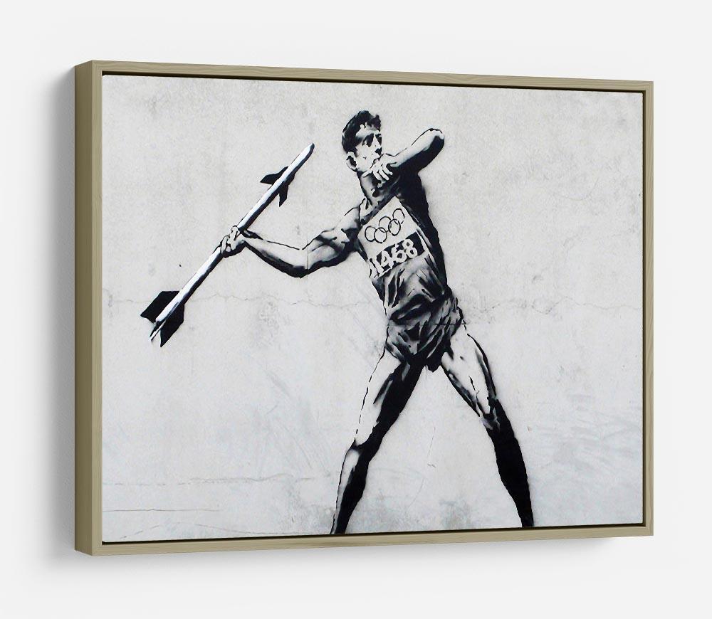 Banksy Javelin Thrower HD Metal Print