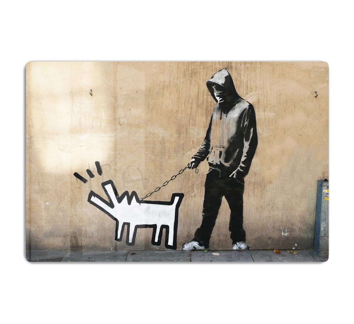 Banksy Keith Haring Dog HD Metal Print