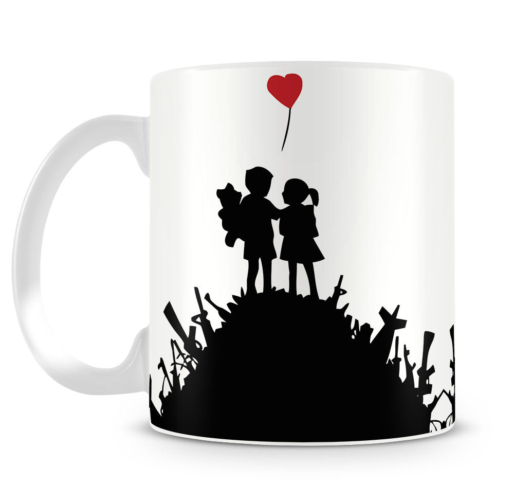 Banksy Kids on Gun Hill Mug - Canvas Art Rocks