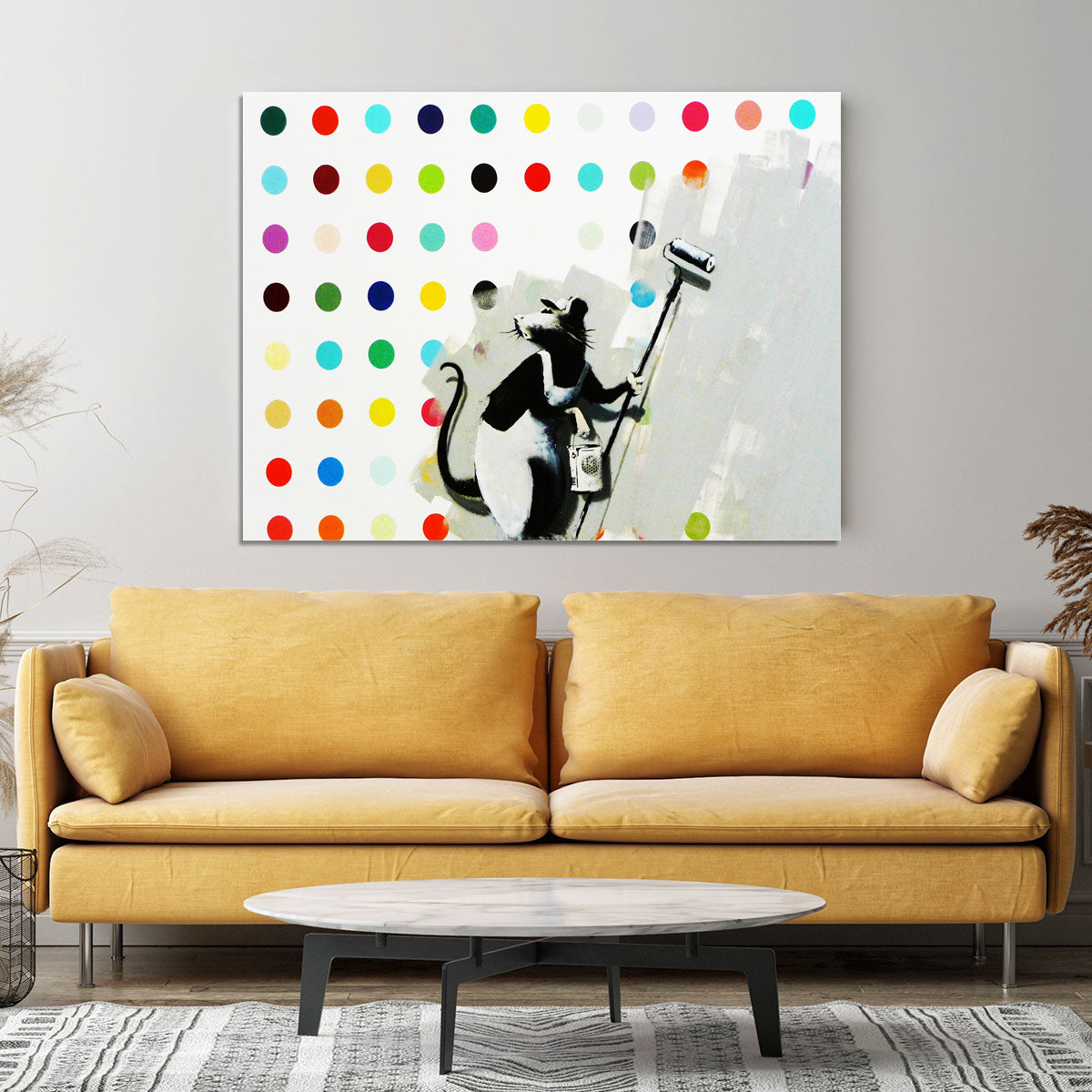 Banksy LSD Damien Hirst Canvas Print or Poster - Canvas Art Rocks - 4