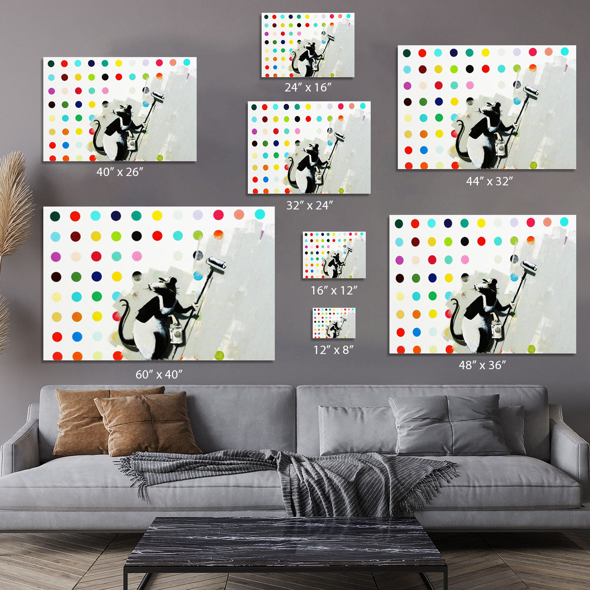 Banksy LSD Damien Hirst Canvas Print or Poster - Canvas Art Rocks - 7