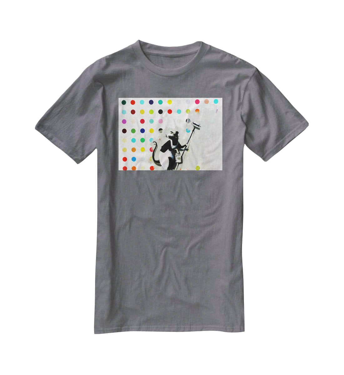 Banksy LSD Damien Hirst T-Shirt - Canvas Art Rocks - 3