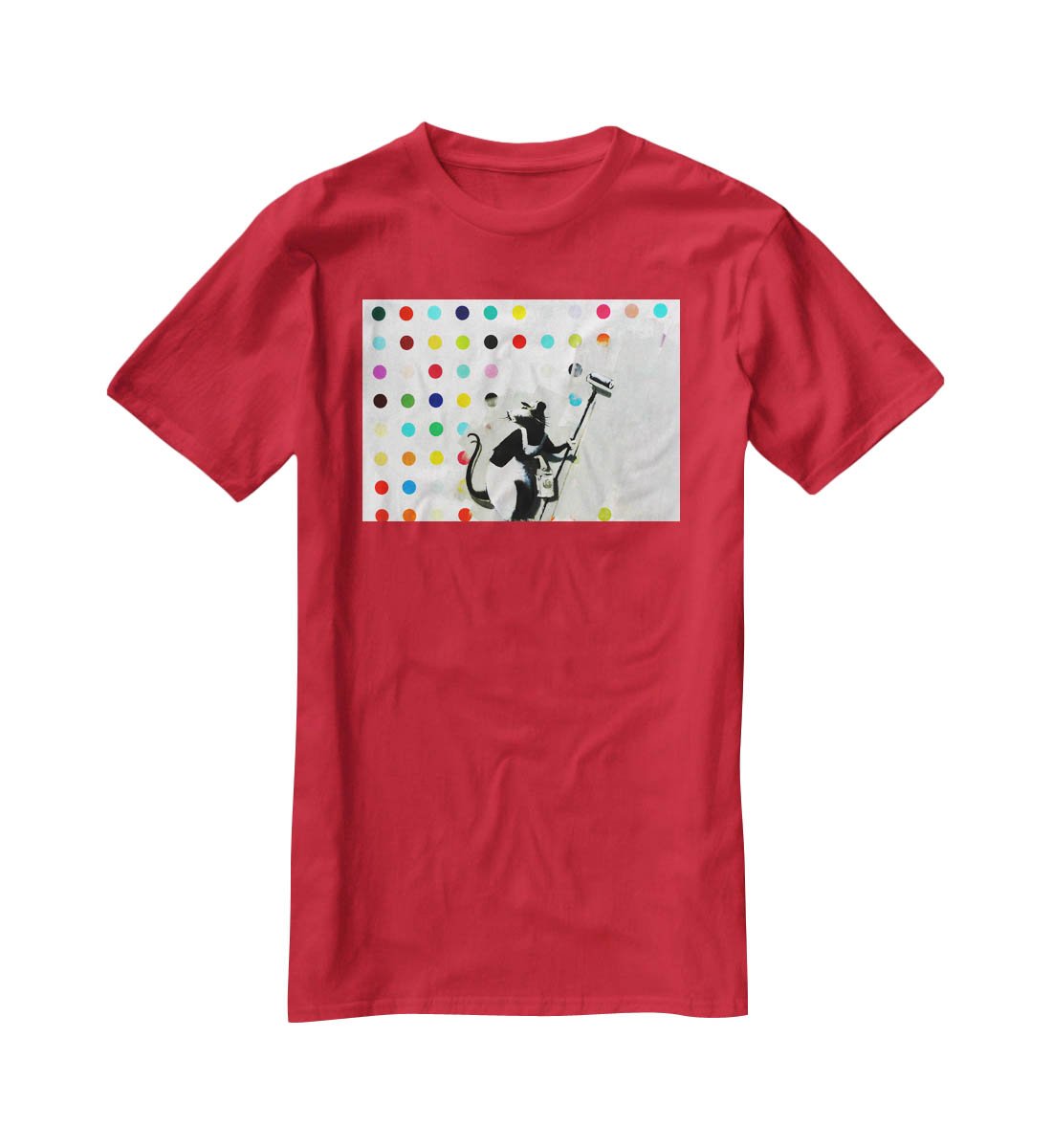 Banksy LSD Damien Hirst T-Shirt - Canvas Art Rocks - 4